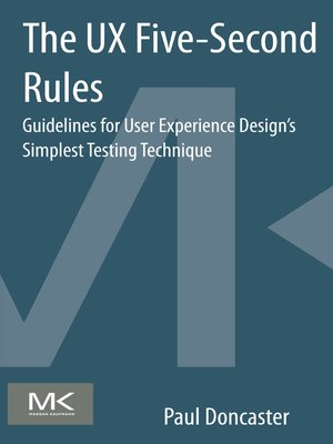 cover image of The UX Five-Second Rules